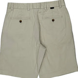 Greg Norman Shorts - 32W 10L Beige Cotton Blend