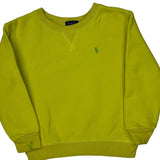 Age 5 Polo By Ralph Lauren Sweatshirt - XS Yellow Cotton
