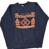 Syracuse Orangemen, Age 14-16 20/20 College Sweatshirt - Large Navy Cotton