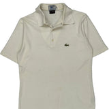 Izod Polo Shirt - Medium Cream Polyester Blend