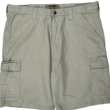 Wrangler Cargo Shorts - 36W 8L Beige Cotton