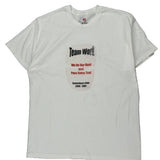 Hanes T-Shirt - XL White Cotton