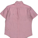 Ralph Lauren Short Sleeve Shirt - Medium Pink Linen
