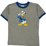 Disney Cartoon T-Shirt - Small Grey Cotton Blend