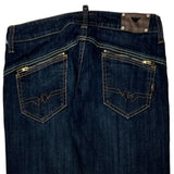 Emporio Armani Slim Fit Jeans - 30W 30L Dark Wash Cotton