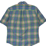 Tommy Hilfiger Checked Short Sleeve Shirt - Large Multicoloured Cotton