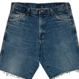 Dickies Denim Shorts - 36W 11L Blue Cotton