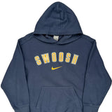 Age 12-13 Nike Hoodie - Large Blue Cotton