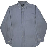 Andrew Polo By Ralph Lauren Shirt - Large Blue Cotton