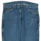 Dickies Carpenter Trousers - 38W 30L Blue Denim