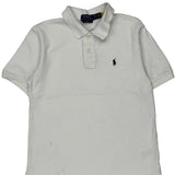 Age 14-16 Polo By Ralph Lauren Polo Shirt - Large White Cotton