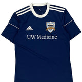 Seattle United Adidas Football Shirt - Small Blue Polyester