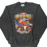 American Bull Lee Graphic Sweatshirt - Medium Black Cotton Blend