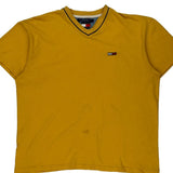 Tommy Jeans T-Shirt - Large Yellow Cotton