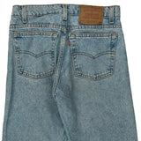 Levis Slim Fit Denim Shorts - 29W 11L Light Wash Cotton