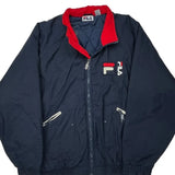 Fila Windbreaker - XL Red Nylon