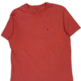Tommy Hilfiger T-Shirt - Large Red Cotton