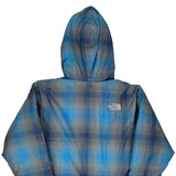 Age 10-12 The North Face Checked Puffer - Medium Blue Polyester