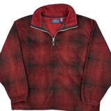 Gant Checked 1/4 Zip - 2XL Black Polyester