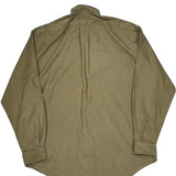 Blake Ralph Lauren Shirt - Large Khaki Cotton