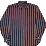 Tommy Hilfiger Striped Shirt - XL Multicoloured Cotton