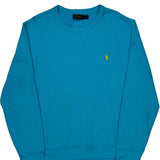 Polo By Ralph Lauren Sweatshirt - XL Blue Cotton