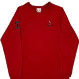 Disney Long Sleeve T-Shirt - Large Red Cotton