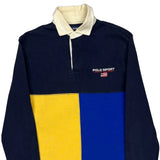 Polo Sport Rugby Shirt - XS Blue Cotton