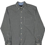 Tommy Hilfiger Checked Shirt - Small Black & White Cotton