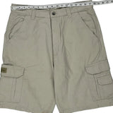 Wrangler Cargo Shorts - 34W 10L Beige Cotton