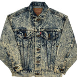 Age 10 Levis Denim Jacket - Small Acid Wash Cotton
