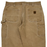 Carhartt Carpenter Trousers - 36W 28L Brown Cotton