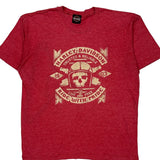 Medina, Ohio Harley Davidson Graphic T-Shirt - XL Red Cotton Blend