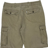 Levis Cargo Shorts - 34W 11L Khaki Cotton