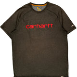 Carhartt Spellout T-Shirt - Medium Gray Cotton