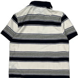 Tommy Hilfiger Striped Polo Shirt - Medium Gray Cotton