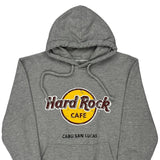 Cabo San Lucas Hard Rock Cafe Hoodie - Large Grey Cotton Blend
