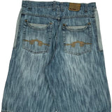 Roadblock Denim Shorts - 35W 15L Light Wash Cotton