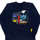 Vintage Jeff Gordon Winners Circle Nascar Long Sleeve T-Shirt - Large Navy Cotton