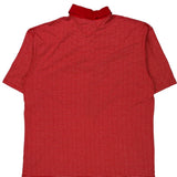 Vintage Tommy Hilfiger Striped Polo Shirt - XL Red Cotton