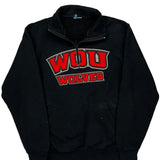 Wou Wolves Champion 1/4 Zip - Medium Black Cotton Blend