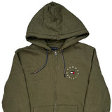 Tommy Hilfiger Hoodie - Large Green Cotton