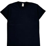 Fruit Of The Loom T-Shirt - Medium Black Cotton
