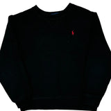 Age 7 Polo By Ralph Lauren Sweatshirt - Small Black Cotton