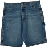 Wrangler Denim Shorts - 33W 9L Blue Cotton
