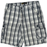 Lee Cargo Shorts - 34W 11L Grey Cotton