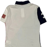 Age 10-12 Polo By Ralph Lauren Graphic Polo Shirt - Medium Navy Cotton