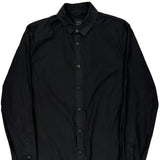 Armani Exchange Slim Shirt - Small Black Cotton