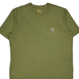 Carhartt T-Shirt - 2XL Green Cotton