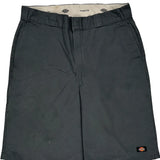 Dickies Cargo Shorts - 34W 12L Grey Cotton Blend